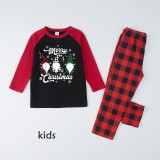 Christmas Letter Printed Long Sleeve Parent-Child Set GFTM-JJF106-230