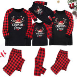 Christmas Plaid Patchwork Printed Homewear Parent-Child Set GFTM-JJF-2221