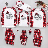 Christmas Print Long Sleeve Loungewear Plaid Pajama Set GFTM-JJF32-9