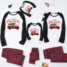 Christmas Letter Print Loungewear Parent-Child Set GFTM-JJF85-201