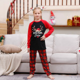 Christmas Letter Print Long Sleeve Parent-Child Set GFTM-JJF109-2221