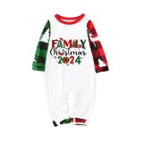 Christmas Plaid Patchwork Printed Loungewear Set GFTM-JJF153