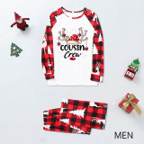 Christmas Plaid Patchwork Printed Homewear Parent-Child Set GFTM-JJF-2221