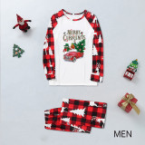Christmas Plaid Patchwork Printed Loungewear Parent-child Set GFTM-JJF32-842