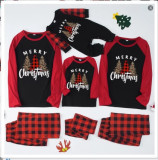 Christmas Letter Printed Long Sleeve Parent-Child Set GFTM-JJF106-230