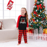 Christmas Letter Printed Long Sleeve Parent-Child Set GFTM-JJF106-230