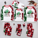 Christmas Plaid Patchwork Printed Loungewear Set GFTM-JJF153