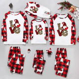 Christmas Plaid Patchwork Printed Loungewear Parent-child Set GFTM-JJF32-842