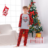 Christmas Plaid Patchwork Printed Homewear Parent-Child Set GFTM-JJF-2221