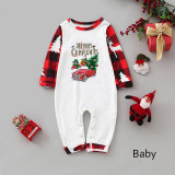 Christmas Plaid Patchwork Printed Loungewear Parent-child Set GFTM-JJF32-842