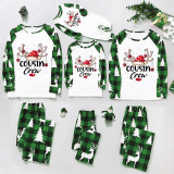 Christmas Printed Color Block Long Sleeve Parent-Child Set GFTM-JJF32-2221