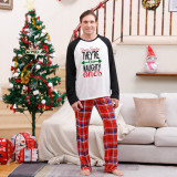 Christmas Printed Plaid Parent-Child Pajama Set GFTM-JJF104-358
