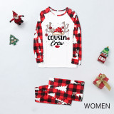 Christmas Plaid Patchwork Printed Homewear Parent-Child Set GFTM-JJF-2221