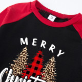 Christmas Letter Printed Long Sleeve Parent-Child Set GFTM-JJF106-230