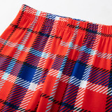 Christmas Plaid Patchwork Print Long Sleeve Parent-Child Set GFTM-JJF101