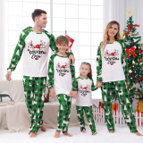 Christmas Printed Color Block Long Sleeve Parent-Child Set GFTM-JJF32-2221