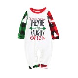 Christmas Plaid Patchwork Printed Loungewear Set GFTM-JJF153