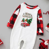 Christmas Plaid Patchwork Printed Loungewear Parent-child Set GFTM-JJF32-842