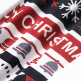 Christmas Tree Printed Loungewear Plaid Patchwork Parent-Child Set GFTM-JJF89