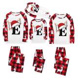 Christmas Letter Print Long Sleeve Parent-Child Pajama Set GFTM-JJF32