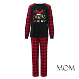 Christmas Hat Print Parent-Child Pajama Set GFTM-JJFA01-523