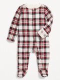 Christmas Plaid Print Parent-Child Pajama Set GSGS-0708