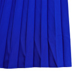 Plus Size Solid Round Neck Pleated Shawl Evening Dress GMLF-3303