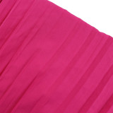 Sexy V Neck Solid Color Loose Jumpsuit GMLF-3302