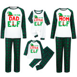 Christmas Printed Parent-Child Plaid Patchwork Pajama Set GFTM-JJF106