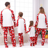 Plaid Patchwork Printed Parent-Child Loungewear Christmas Set GFTM-JJF32-109