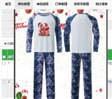 Christmas Prints Long Sleeve Parent-child Home Set GFTM-JJF99-207