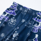Christmas Prints Long Sleeve Parent-child Home Set GFTM-JJF99-207