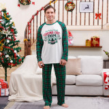 Christmas Printed Parent-Child Plaid Patchwork Pajama Set GFTM-JJF106