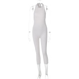 Sleeveless Tie Up Backless Jumpsuit BLG-P4817180A