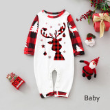 Plaid Patchwork Printed Parent-Child Loungewear Christmas Set GFTM-JJF32-109