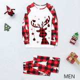 Plaid Patchwork Printed Parent-Child Loungewear Christmas Set GFTM-JJF32-109