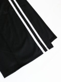 Stripe Patchwork Loose Straight Pants SH-391285