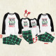 Christmas Letter Prints Long Sleeve Parent-child Loungewear Set GFTM-JJF90-358