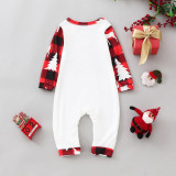 Plaid Patchwork Printed Parent-Child Loungewear Christmas Set GFTM-JJF32-109