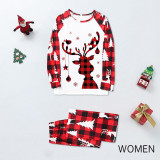 Plaid Patchwork Printed Parent-Child Loungewear Christmas Set GFTM-JJF32-109