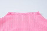 Long Sleeve Solid Color Ruffles Mini Dress BLG-D4917510A