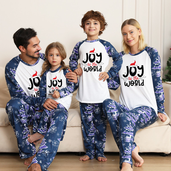Christmas Prints Long Sleeve Parent-child Home Set GFTM-JJF99-207