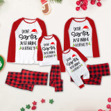 Christmas Prints Color Block Long Sleeve Parent-child Set GFTM-JJFC01