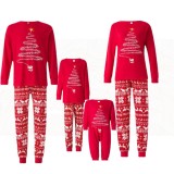 Christmas Print Parent-Child Family Pajama Set YLDF-2245
