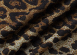 Leopard Print Sling See Through Bodysuit Pants Suit BLG-S4A17605K