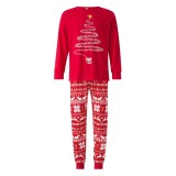 Christmas Print Parent-Child Family Pajama Set YLDF-2245