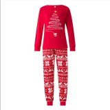 Christmas Print Parent-Child Family Pajama Set YLDF-2245