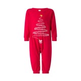 Christmas Print Parent-Child Family Pajama Set YLDF-2245