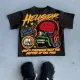 Men's Cartoon Graphic Short Sleeve T-shirt VGQM-27589