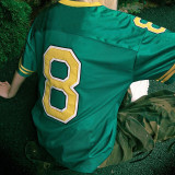 Letter Print Loose Sports T Shirt YWXS-HGMET18535
